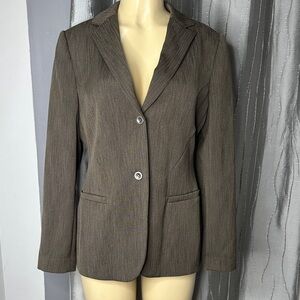 Calvin Klein Women's Sz 10 Brown Blazer